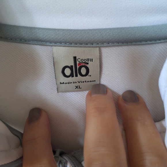 Rare Alo Yoga Womens Starbucks Logo Jacket Zip Up Size XL - Picture 2 of 11